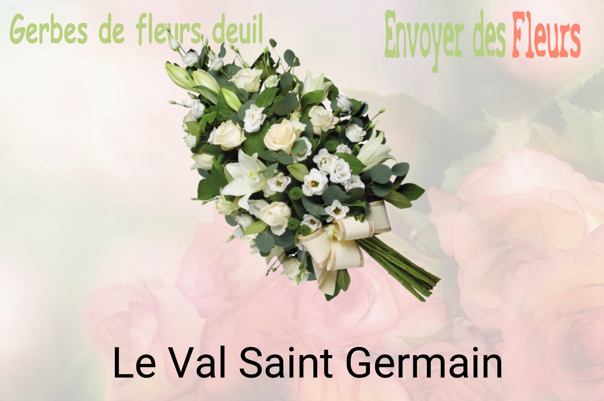 Gerbe de fleurs de deuil livrée à Le Val-Saint-Germain